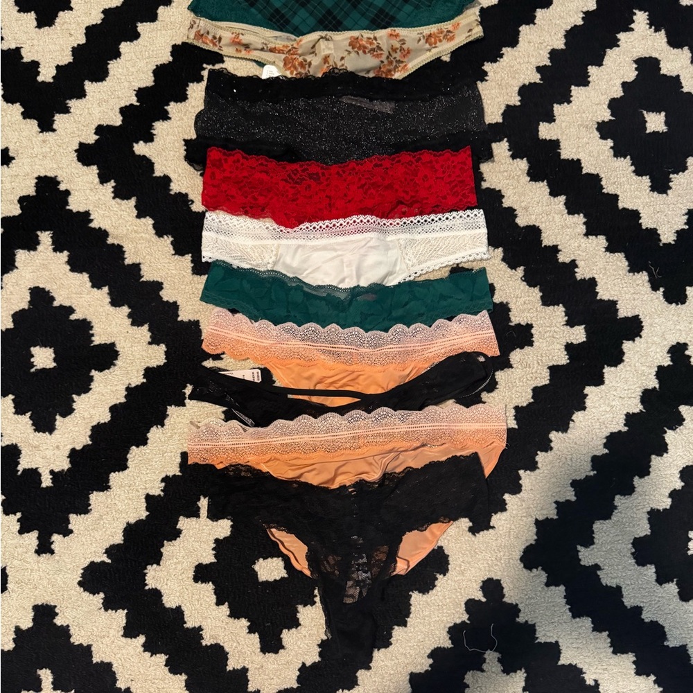 Colorful Lace Panty Set